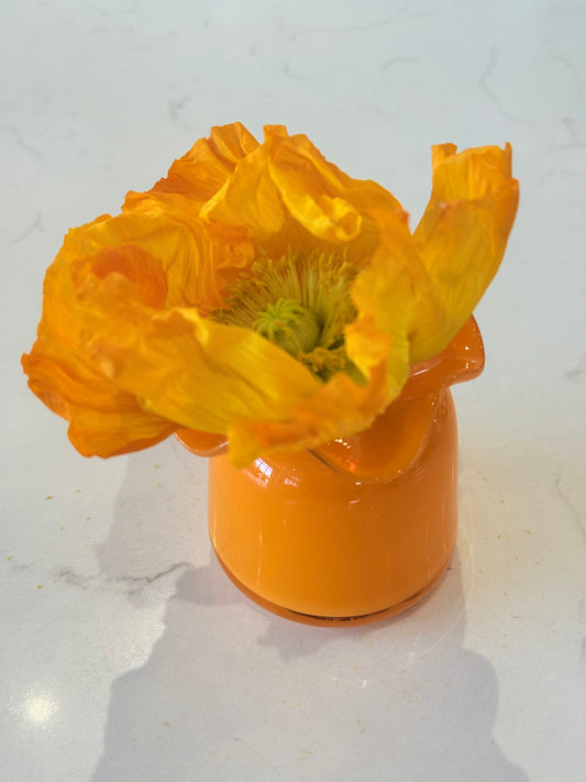 Candy Bud Vase Small - Orange
