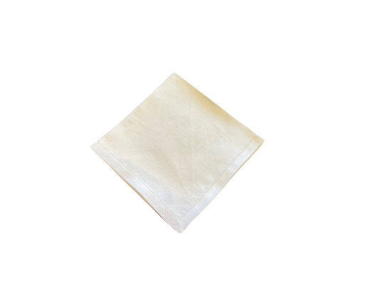 Set of 6 Tessuti White Napkins