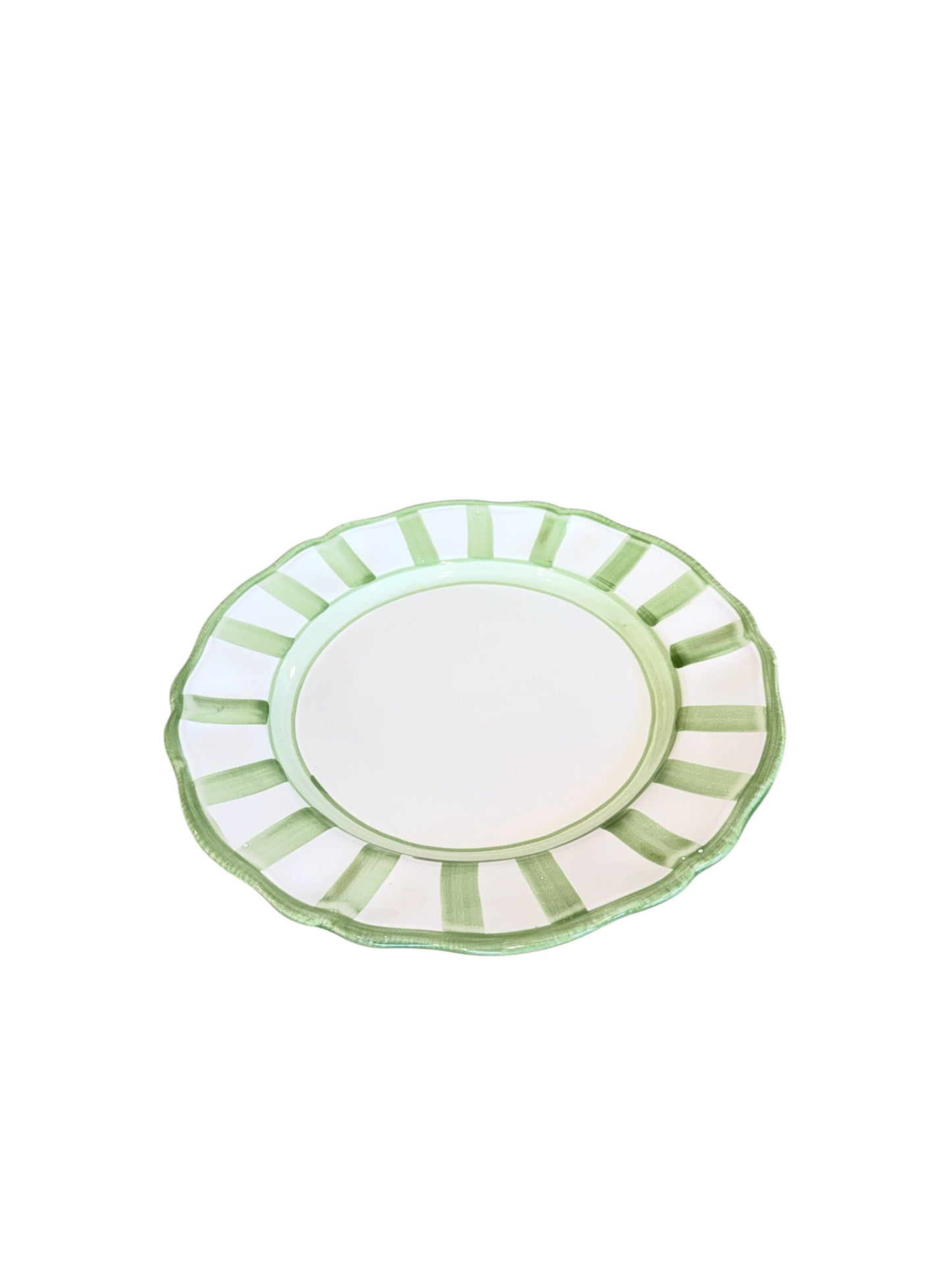 Italian Striped Lime Round Platter