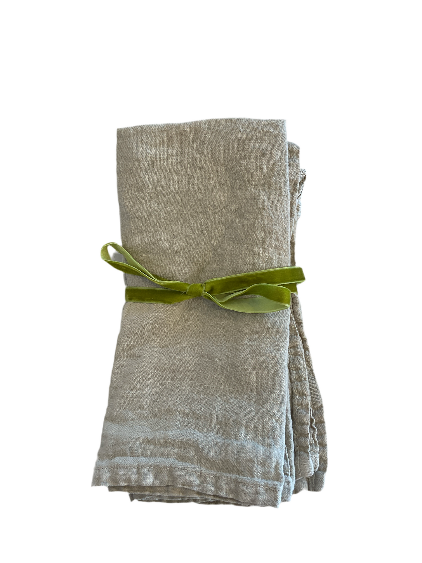 Khaki Linen Napkins S/6