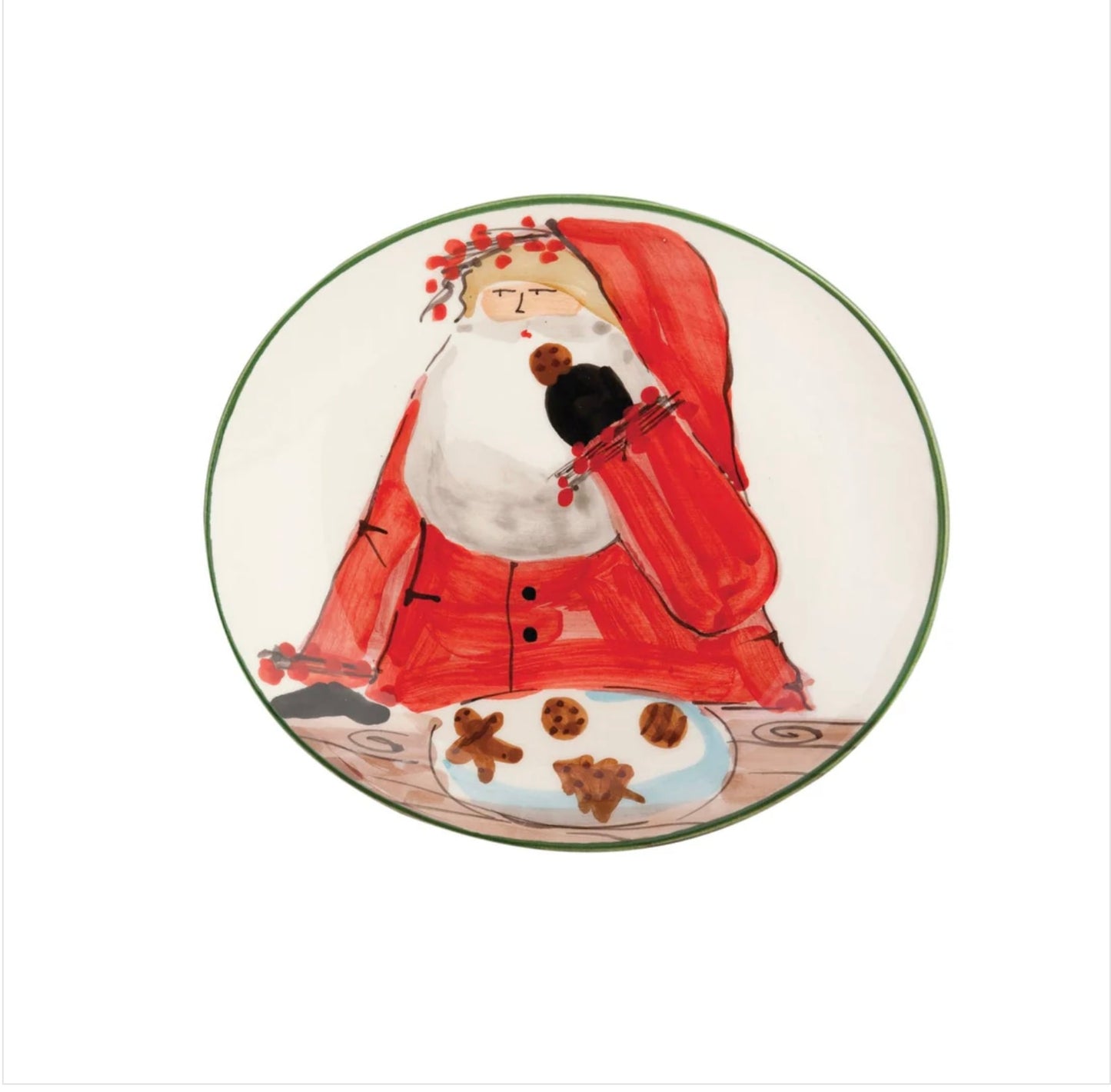 Old Saint Nick Cookie Plate