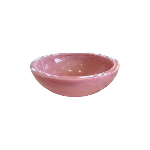 Medium Resin Salad Bowl Pink