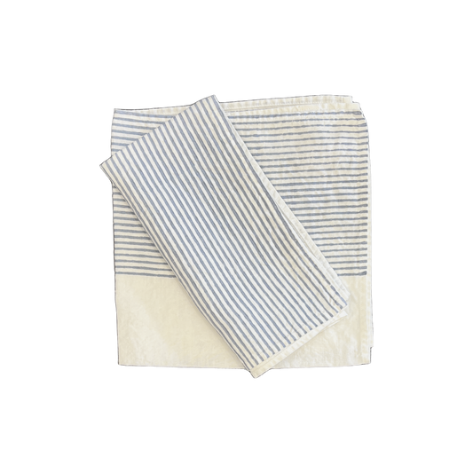 Blue Linen Linea Napkins Set