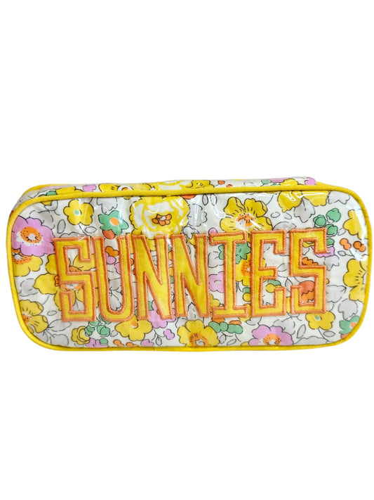 Walker Valentine Sunnies Case - Yellow Liberty Floral Fabric