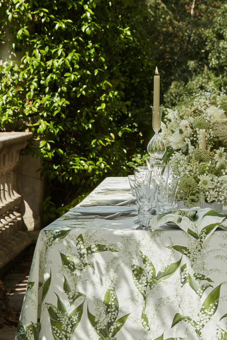 Lily of the valley tablecloth