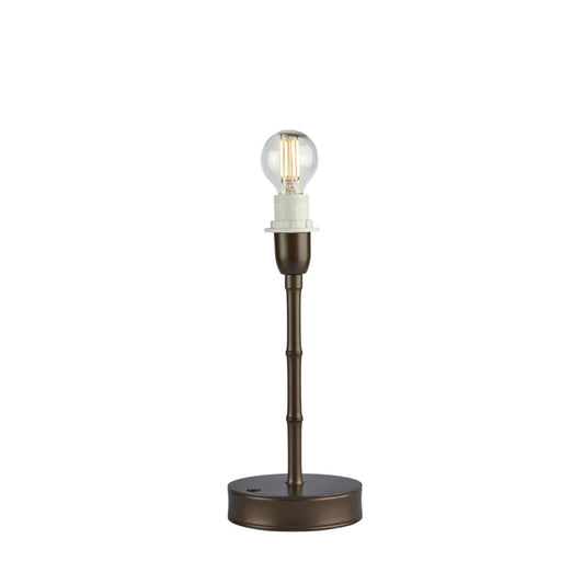 Bronze Bamboo Lamp Base - 10"