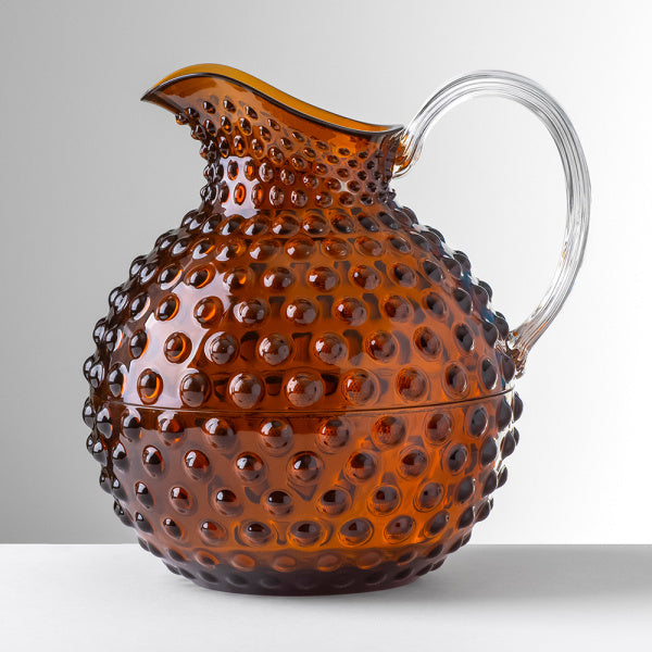 Amber Textured Acrylic Pitcher