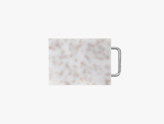 Small Gray and White Cutting Board