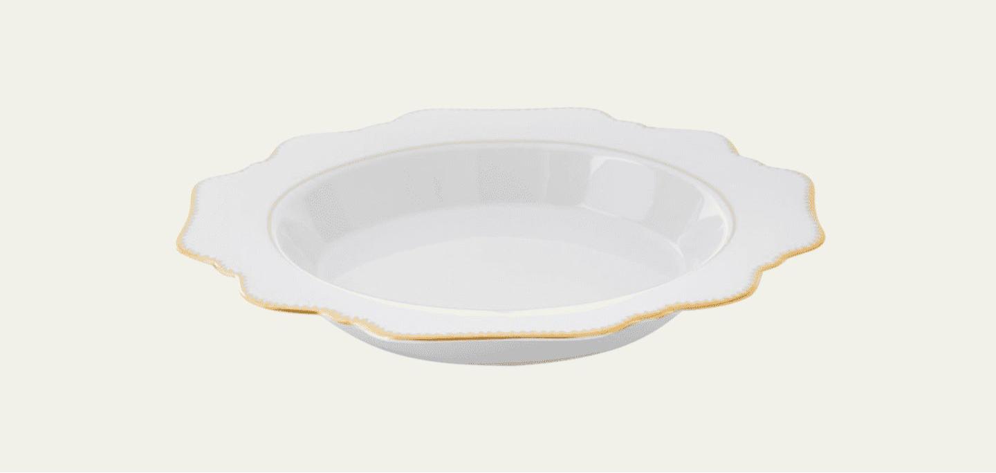 Anna Weatherly Anna's Palette Antique White Soup Plate