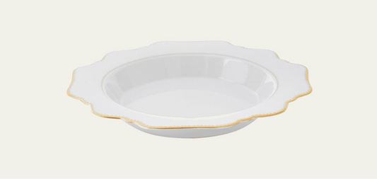 Anna Weatherly Anna's Palette Antique White Soup Plate
