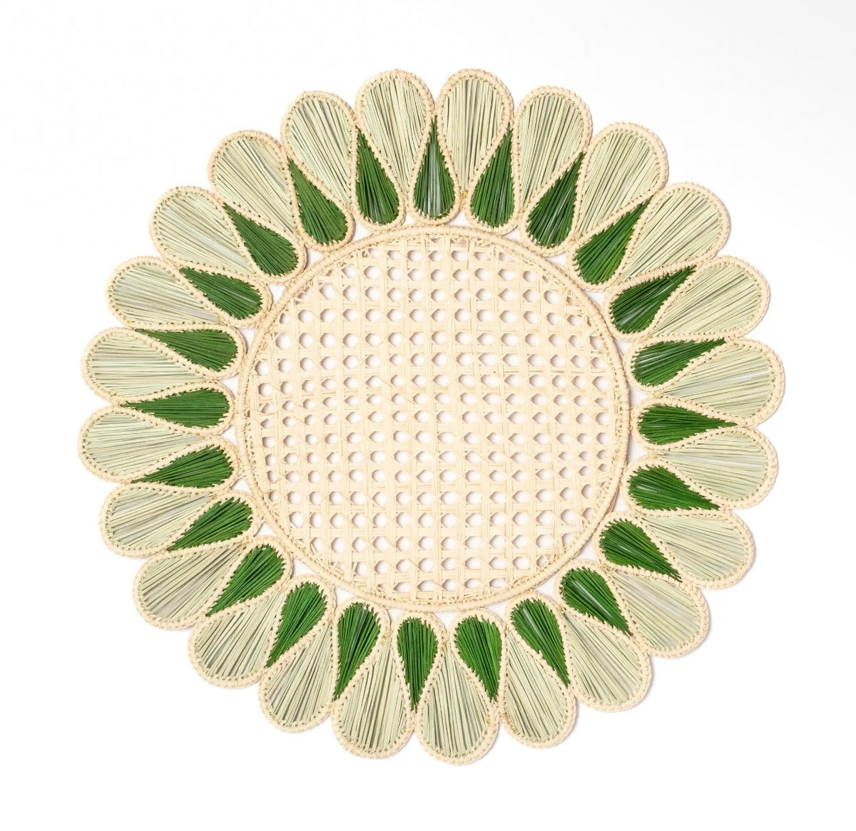 Set of 4 - Drops Placemat - Pistachio Dark Green