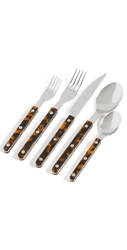 5pc. Bistro Place Setting Tortoise