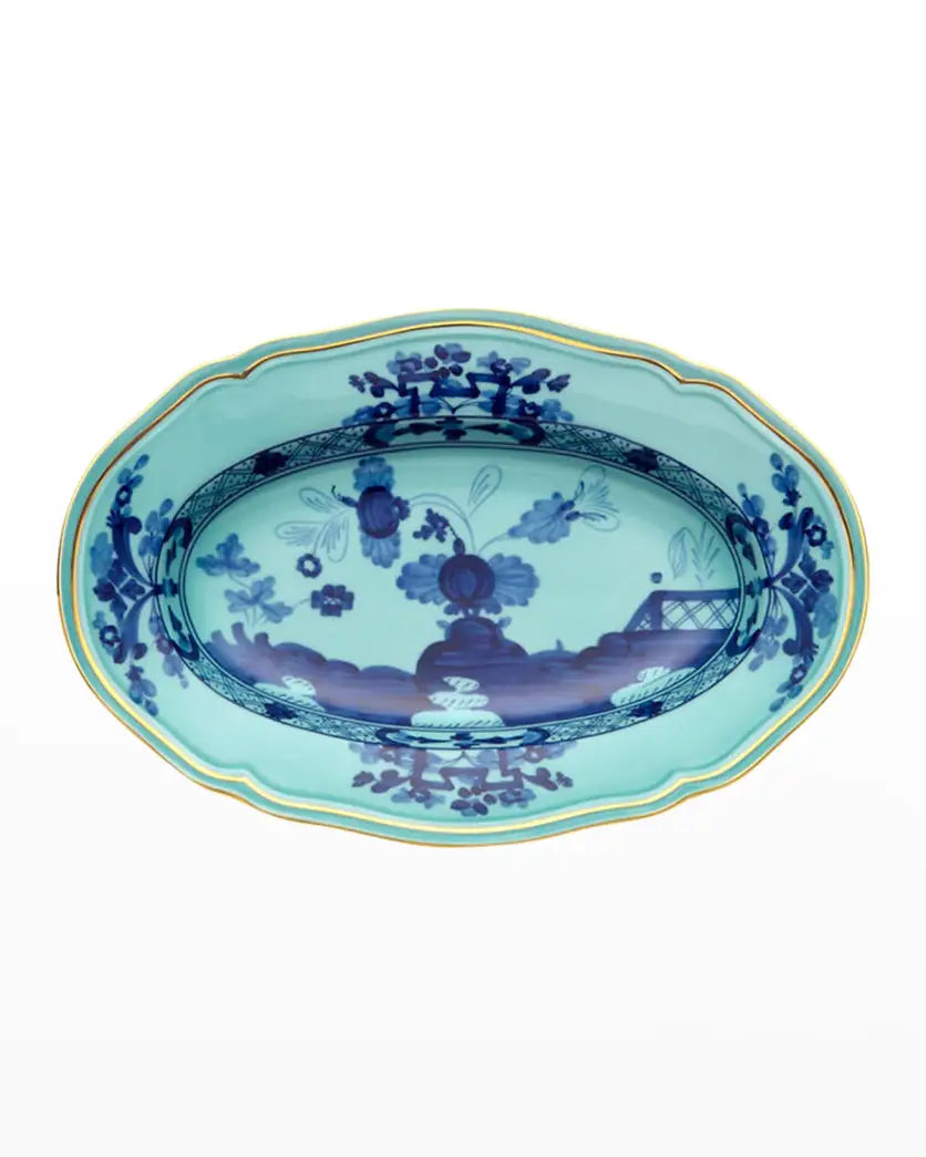 Oriente Italiano Pickle Dish, Iris