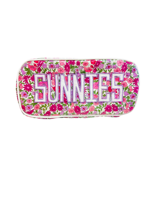 Walker Valentine Sunnies Case - Bright Pink Liberty Floral Fabric