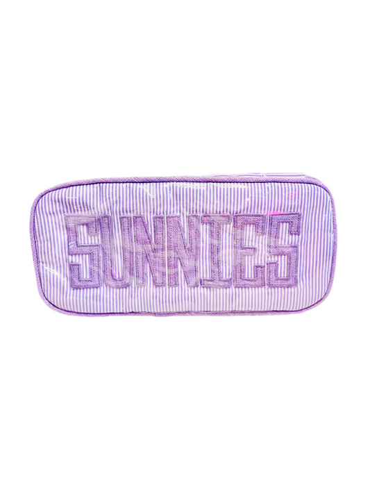 Walker Valentine Sunnies Case - Lavender Stripe / pre order