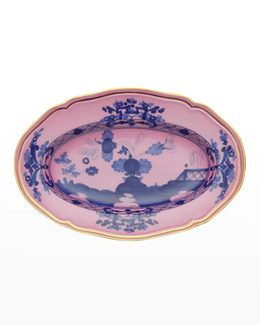 Oriente Italiano Pickle Dish, Azalea