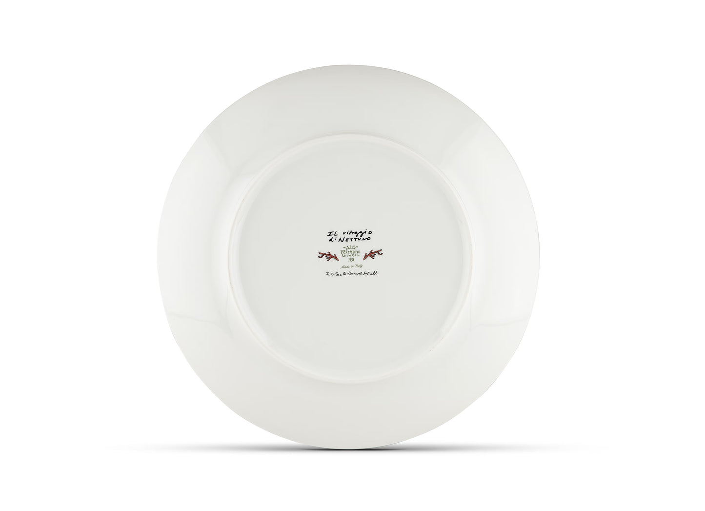 Il viaggio di Nettuno Pink Charger Plate by Ginori 1735