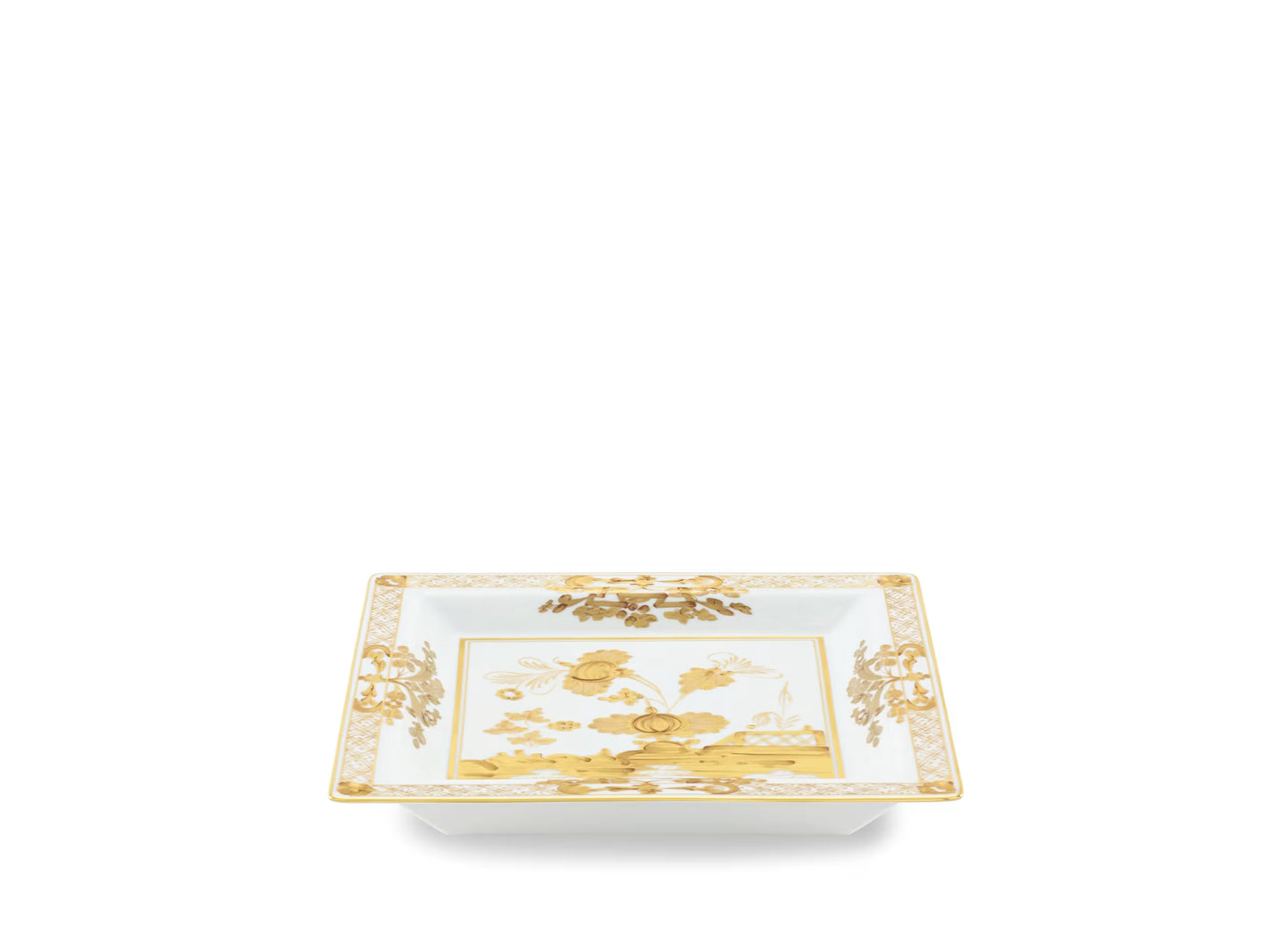 Oriente Italiano Aurum Square Tray by Ginori 1735
