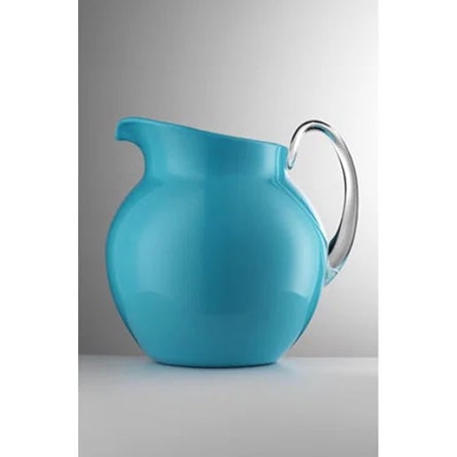 Large  Blue Acrylic Pitcher