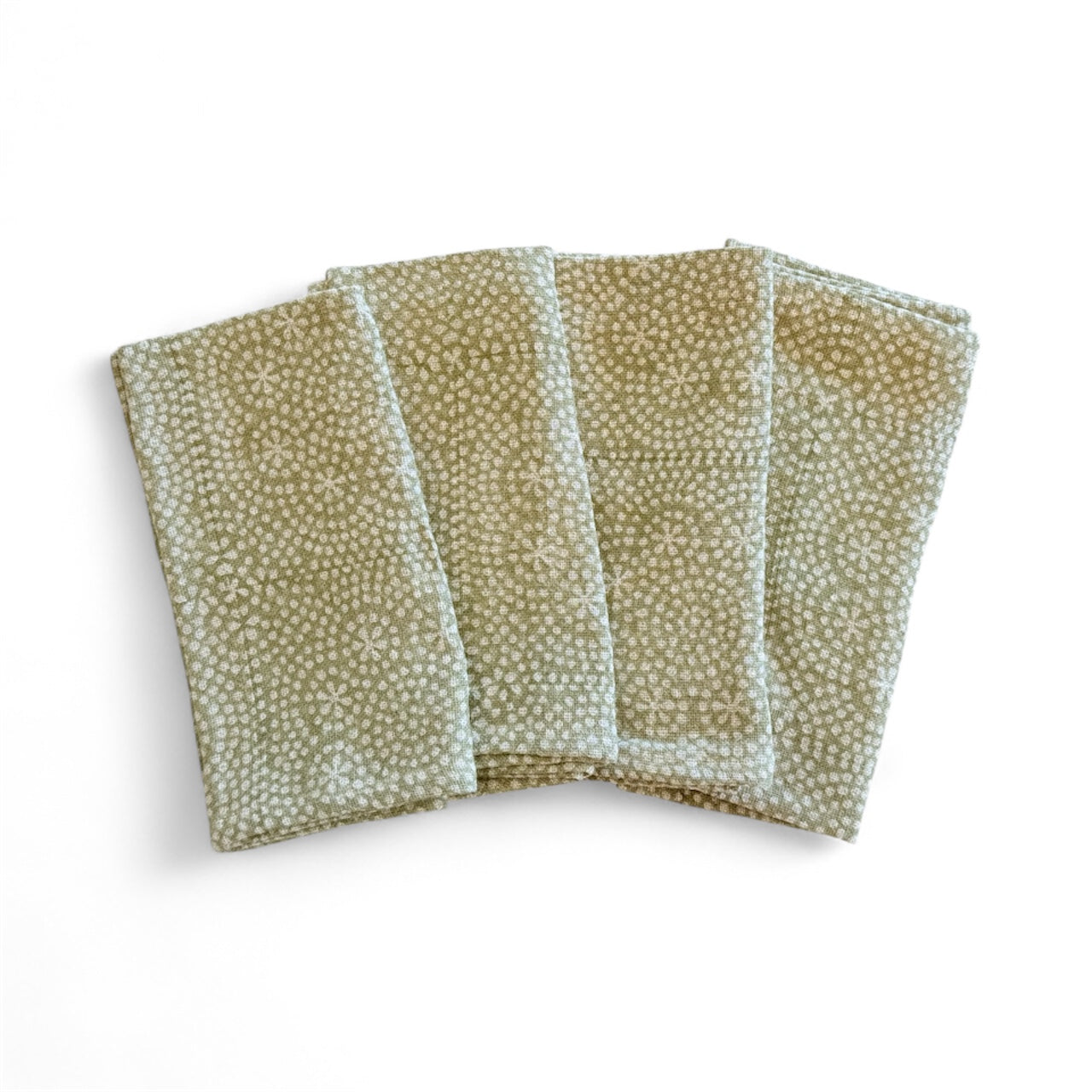 Woven Linen Napkin - Pistachio, Set of 6
