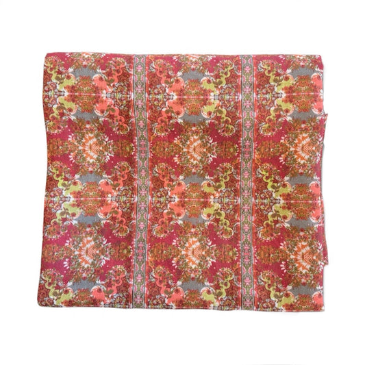 Cranberry Linen Tablecloth 70x150in