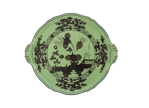 Oriente Italiano Bario Cake Plate by Ginori 1735