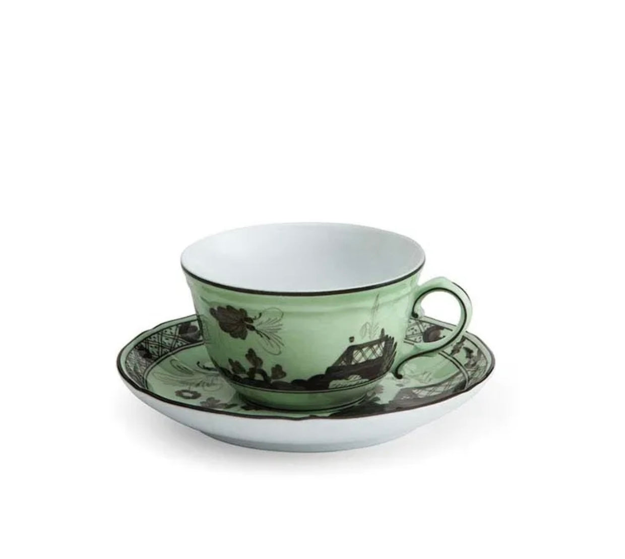 Oriente Italiano Tea cup and Saucer, Bario