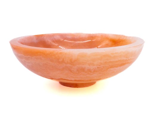 Large Resin Salad Bowl Coral