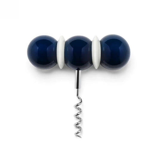 Bobbin Corkscrew navy and white