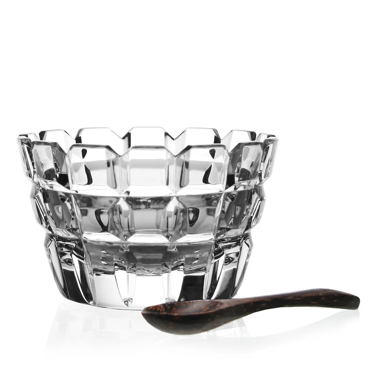 Crystal Blodwyn Salt Dish & Spoon