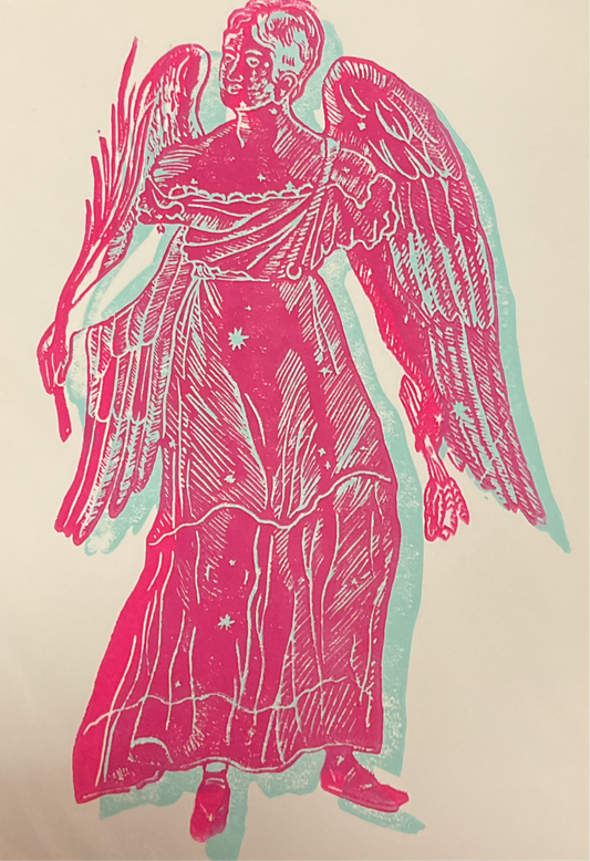 Starry Angel Art Print