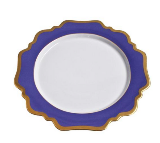 Anna Weatherly Anna's Palette Indigo Blue Salad Plate
