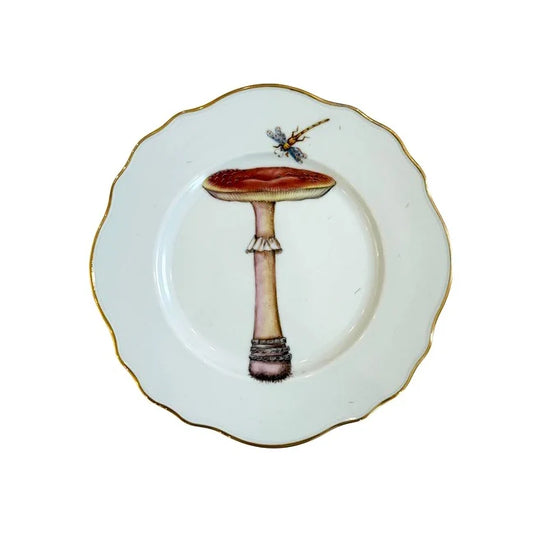 Anna Weatherly Forest Mushrooms Salad/Dessert Plate 4