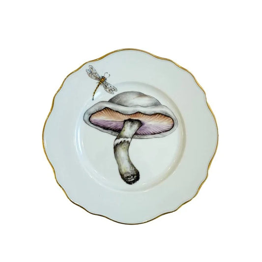 Anna Weatherly Forest Mushrooms Salad/Dessert Plate 1