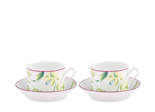 Florenza Acanto Tea Set for 2 by Ginori 1735