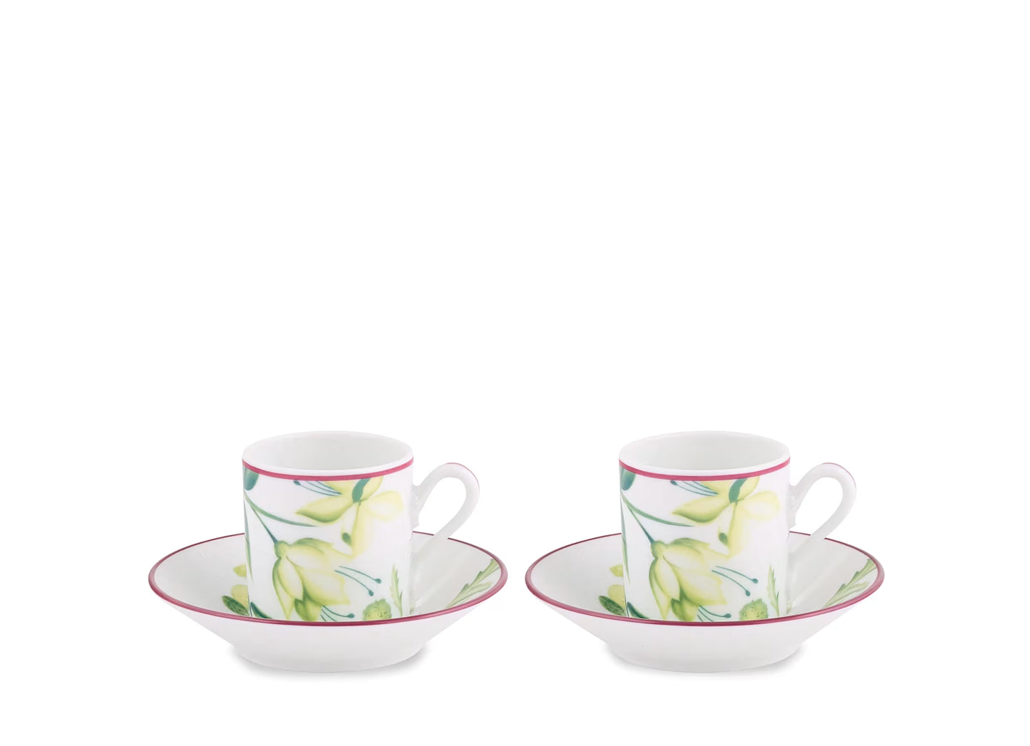Florenza Acanto Espresso Set for 2 by Ginori 1735
