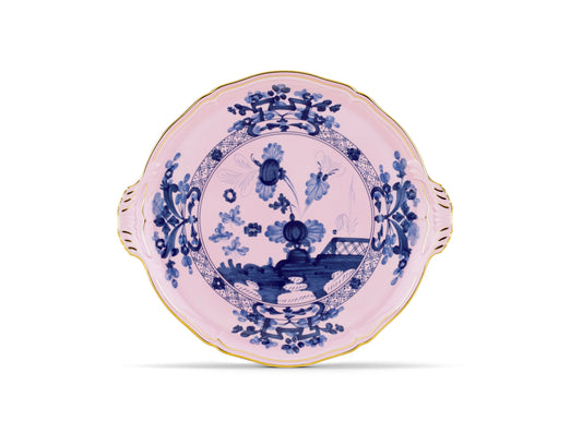 Oriente Italiano Azalea Cake Plate by Ginori 1735