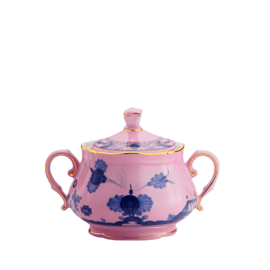Oriente Italiano Azalea Sugar Bowl by Ginori 1735