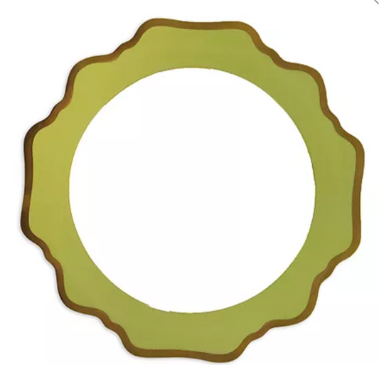 Anna Weatherly Anna's Palette Summer Green Soup Plate