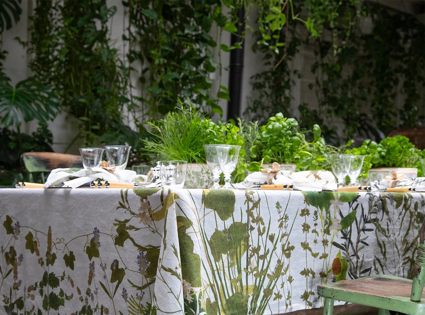 Herb Garden Tablecloth