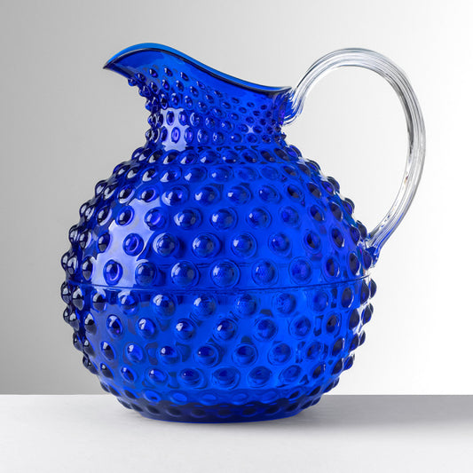 Blue Textured Acrylic Pitcher