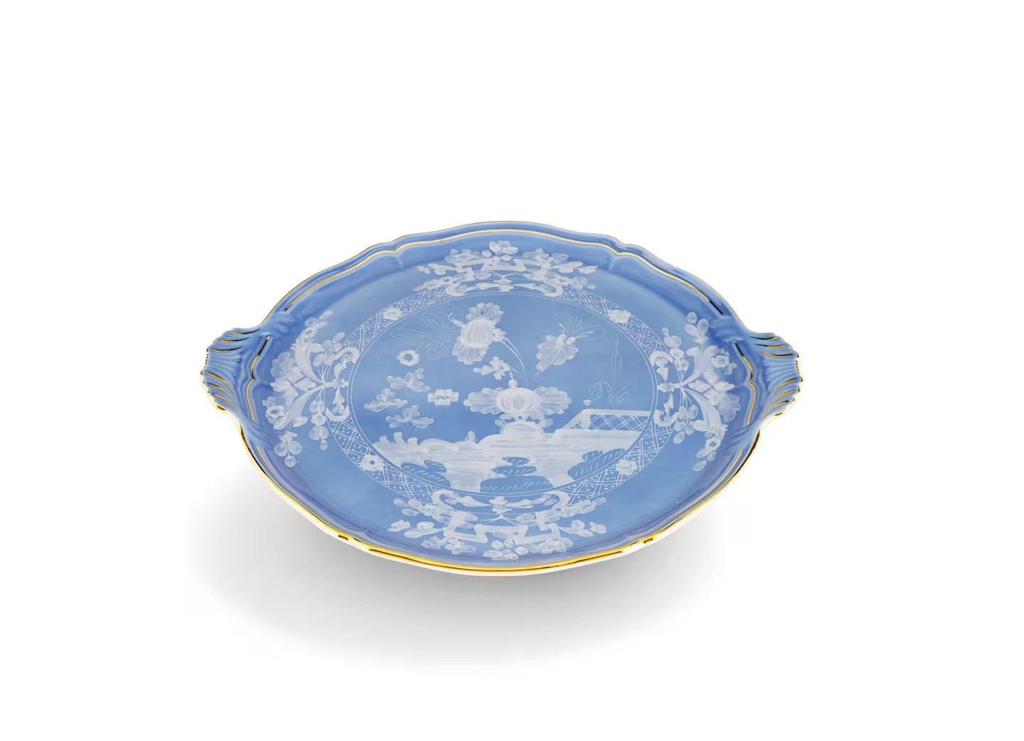Oriente Italiano Pervinca Cake Plate by Ginori 1735