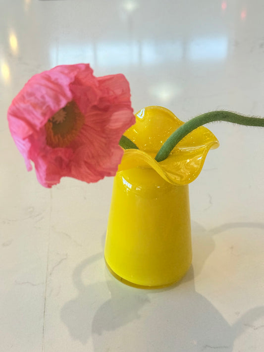 Candy Bud Vase Medium - Yellow