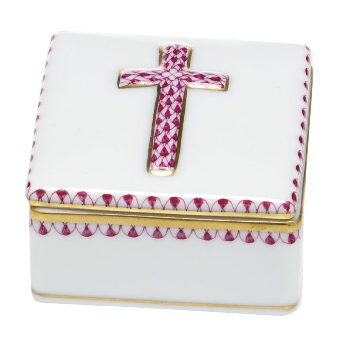 Herend Pink Prayer Box *Pre-Order*