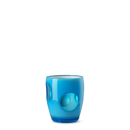 Set of 6 Turquoie Fisheye Tumblers