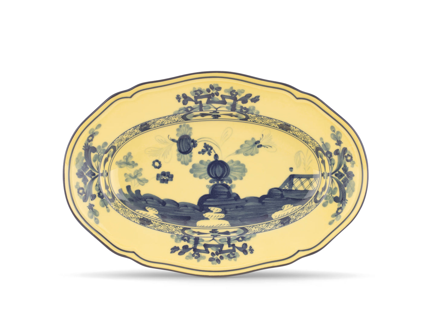 Oriente Italiano Citrino Oval Platter Ginori 1735