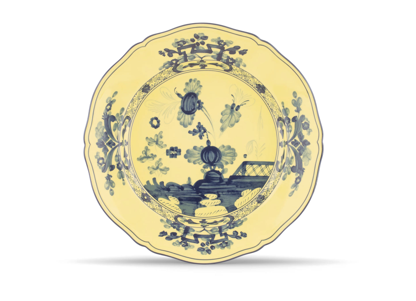 Oriente Italiano Citrino Round Platter by Ginori 1735
