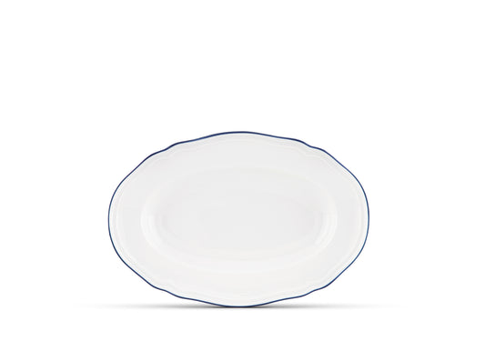 Corona Blue Pickle Dish by Ginori 1735