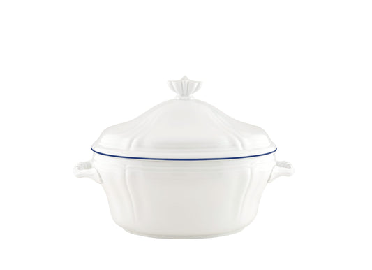 Corona Blue Tureen by Ginori 1735