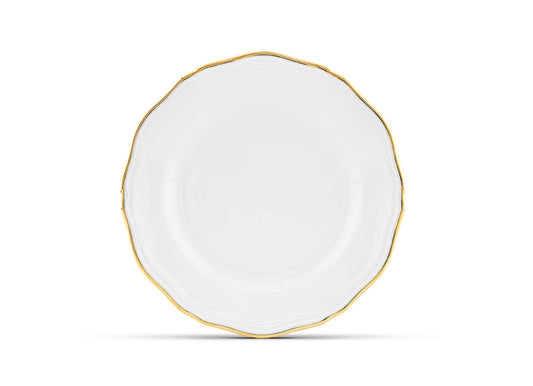 Corona Gold Bread Plate by Ginori 1735